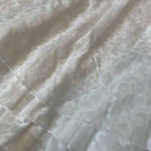 White floral girls baptism dress 12 months